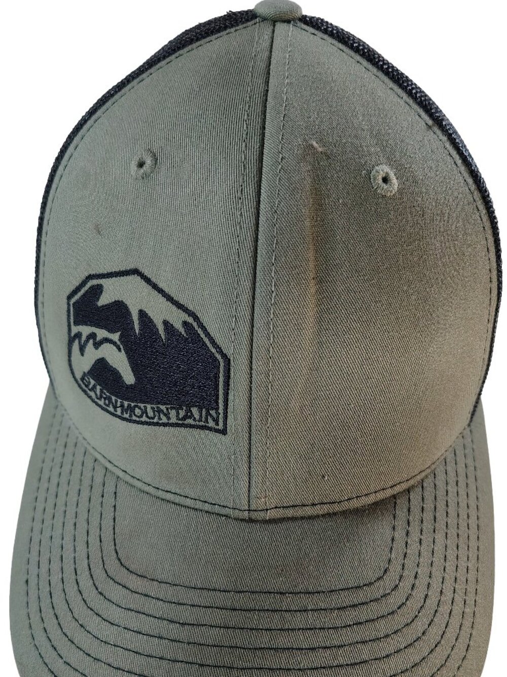Men's Olive Green Adjustable Richardson Style 112 Branded Barn Mountain Cap
